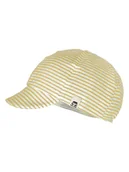 Czapeczki dla niemowląt - MaxiMo Czapka "Stripes" w kolorze żółto-kremowym - miniaturka - grafika 1