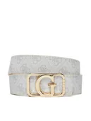 Paski - Guess Pasek Damski BW9184 P4435 Biały - miniaturka - grafika 1