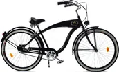 Rowery - Dallas Bike Rower Dallas Cruiser Men 28" 3spd GE - czarny - miniaturka - grafika 1