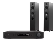 Zestawy stereo - NAD C 338 (czarny) + Diva 5 (czarny) - miniaturka - grafika 1