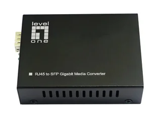 LevelOne GVT-2015 konwerter sieciowy 1000 Mbit/s Multifunkcyjny, Pojedynczy Czarny - Pozostałe akcesoria sieciowe - miniaturka - grafika 1