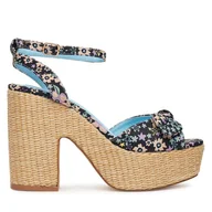 Espadryle damskie - Espadryle DeeZee RT2206125 Czarny - miniaturka - grafika 1