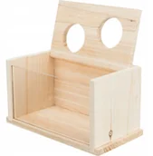 Akcesoria dla gryzoni - Basen do k�pieli piaskowych, dla myszy/chomik�w, drewno, 28 � 15 � 15 cm - miniaturka - grafika 1