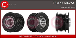 Koło pasowe, alternator Casco - Alternatory CCP90242AS - Alternatory - miniaturka - grafika 1