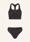 Stroje kąpielowe - Adidas Góra Od Bikini Bustier Lanelux schwarz - adidas - miniaturka - grafika 1