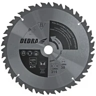 Materiały ścierne - Dedra Tarcza do cięcia HL45036 450 x 30 mm do drewna z ogranicznikiem posuwu - miniaturka - grafika 1