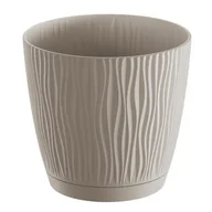 Donice - Prosperplast SANDY P doniczka z podstawką 18,8 cm, mocca DSY190P - miniaturka - grafika 1