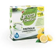 Środki do zmywarek - Tabletki do zmywarek, ekologiczne, CYTRYNOWE, 16 sztuk, Green Emotion - miniaturka - grafika 1