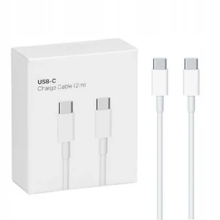 Kabel przewód szybki 60W USB-C do USB-C Typ C do MacBook 100cm 1m (Biały) - Kable - miniaturka - grafika 1
