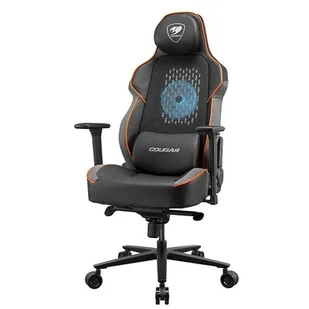 Cougar NxSys Aero Gamingowy do 160kg Skóra PVC Tkanina Czarno-pomarańczowy - Fotele gamingowe - miniaturka - grafika 1