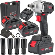 Klucze udarowe - Red Technic RTAKU0026 Klucz udarowy 20V 4Ah 380Nm - miniaturka - grafika 1