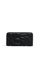 Portfele - Desigual Women's Accessories PU Long Bi-Fold Wallet, czarny, czarny, 27.5 - miniaturka - grafika 1