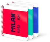 Zeszyty szkolne - Zeszyt na spirali A5/80K gładki 1918 mix 3szt - miniaturka - grafika 1