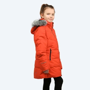 Kurtka Icepeak Leona Jr Kids Jacket 4 (kolor Czerwony) - Kurtki narciarskie - miniaturka - grafika 1