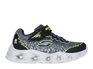 Buty dla dziewczynek - Buty dziecięce Skechers 400603LBKYL VORTEX 2.0 ZORENTO Czarne - miniaturka - grafika 1