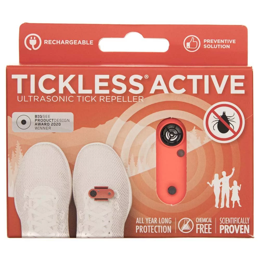 Tickless Odstraszacz kleszczy ACTIVE Orange. Odstraszacz na kleszcze dla aktywnych.