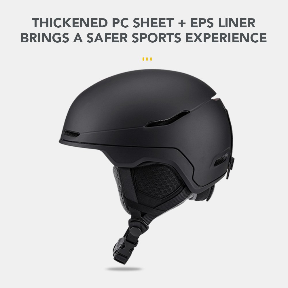 Kask narciarski Bezpieczeństwo dla mężczyzn/kobiet Lekka wyściółka EPS Pogrubiona skorupa PC Regulowane aksamitne wnętrze Kask snowboardowy Kask rowerowy dla dorosłych