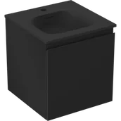 Szafki łazienkowe - Mexen Orio szafka łazienkowa 45 cm z umywalką Vela, 1 szuflada, czarna mat - 91A10-04547-1-BF71-W23M71 - miniaturka - grafika 1