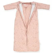 Pościel dla dzieci - Jollein Baby & Kids Baby & Kids - Śpiworek Niemowlęcy Całoroczny 2 Śpiworkowy 4 Pory Roku Whales Pale Pink 110 cm - miniaturka - grafika 1