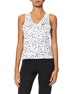 Kamizelki damskie - NIKE Damska kamizelka W NKCT DF VCTRY Tank PR, biała/czarna, L - miniaturka - grafika 1