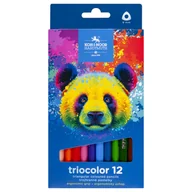 Kredki, ołówki, pastele i pisaki - Kredki Triocolor Niedźwiedź 12 kolorów - Koh-I-Noor - miniaturka - grafika 1