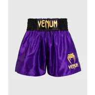 Spodnie sportowe męskie - Venum Spodenki Muay Thai Classic Shorts Dark Purple - miniaturka - grafika 1