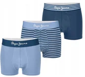 Komplety bielizny - Bokserki męskie Pepe Jeans Short Trunk 3-pack-M - miniaturka - grafika 1