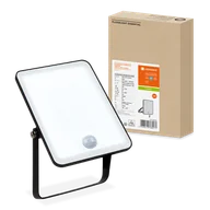 Oświetlenie warsztatowe - Naświetlacz Essential czarny z czujnikiem IP65 1600 lm LED Ledvance - miniaturka - grafika 1