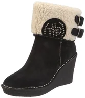 Kozaki damskie - Hilfiger Denim GREEN 1 kozaki damskie, czarny - czarny Black - 38 EU - miniaturka - grafika 1