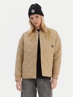 Kurtki damskie - Quiksilver Kurtka przejściowa Shining Quilted EQWJK03084 Beżowy Regular Fit - miniaturka - grafika 1