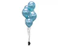 Balony i akcesoria - Beauty & Charm Balony lateksowe platynowe niebieskie - 30 cm - 7 szt. CB-7LNI - miniaturka - grafika 1