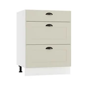 Szafki kuchenne - Szafka kuchenna stojąca 60 ADELE D60 S/3 beżowy mat - miniaturka - grafika 1