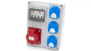 ELS elektrotechnika Rozdzielnica budowlana Mikołajki 16/5 + 3*GS + zabezpieczenia, obudowa naścienna, 4NO31C11C0 4NO31C11C0 - Rozdzielnie elektryczne - miniaturka - grafika 1