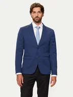Garnitury - Selected Homme Marynarka 16092418 Niebieski Slim Fit - miniaturka - grafika 1