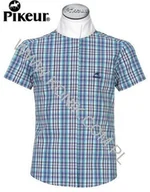 Koszulki jeździeckie - PIKEUR Koszula konkursowa junior - kratka - miniaturka - grafika 1
