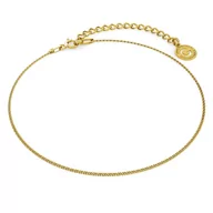 Bransoletki - Goirre, Srebrna bransoletka na kostkę, pokrycie żółtym złotem - miniaturka - grafika 1