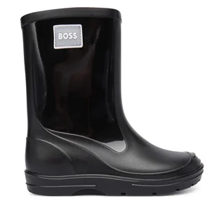 Kalosze BOSS J52581 S Czarny - Buty dla chłopców - miniaturka - grafika 1