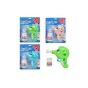 Bańki mydlane - Pistolet do robienia baniek mydlanych 14cm mix Artyk - miniaturka - grafika 1