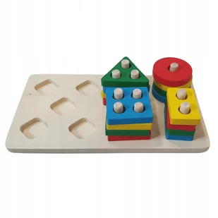 Klocki - Puzzle drewniane z wędką + 3 lata - Klocki - miniaturka - grafika 1