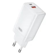 Ładowarki do telefonów - Ładowarka sieciowa XO CE17, 65W, 1x USB-C, 1x USB-A - miniaturka - grafika 1