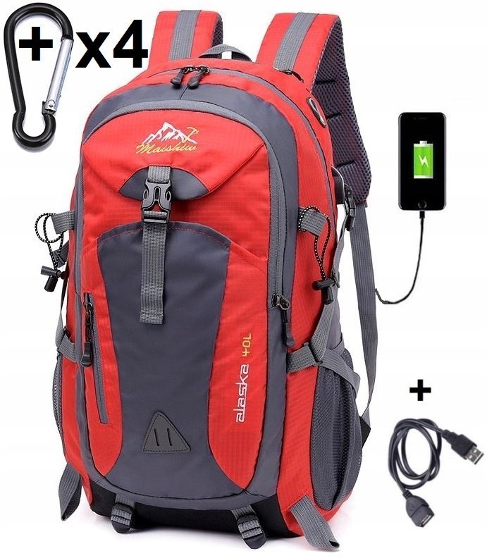 Praktyczny PLECAK TURYSTYCZNY NIEBIESKI 20-40 L NA WYPRAWY I WĘDRÓWKI