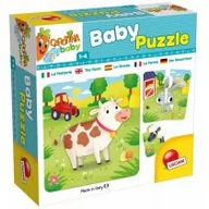 Zabawki interaktywne dla dzieci - Lisciani Puzzle Carotina Baby 8 x 4 elementy Farma - miniaturka - grafika 1