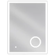 Lustra - Mexen Kala lustro łazienkowe podświetlane z lusterkiem kosmetycznym 60 x 80 cm, LED 6000K, antypara - miniaturka - grafika 1
