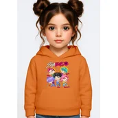 Bluzy dla dziewczynek - BLUZA DZIECIĘCA HUNTRIX SAJA BOYS 104 Z KAPTUREM BAWEŁNIANA JAKOŚĆ - miniaturka - grafika 1