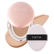 Podkłady do twarzy - TirTir Mask Fit All-Cover Cushion Mini, Kryjący podkład pielęgnujący w poduszce, 21C Cool Ivory - miniaturka - grafika 1