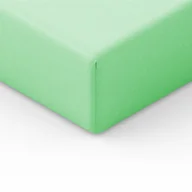 Prześcieradła - Prześcieradło jersey z gumką 220x200 zielone - miniaturka - grafika 1