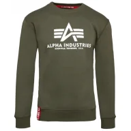Odzież taktyczna i umundurowanie - Bluza Alpha Industries Basic 178302 142 - Ciemnooliwkowa  3XL - miniaturka - grafika 1