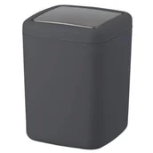 Koszyki łazienkowe - Wenko Barcelona S kosz na śmieci z uchylną pokrywą - miniaturka - grafika 1