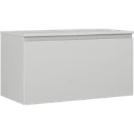 Szafki łazienkowe - Mexen Orio szafka łazienkowa podumywalkowa 90 cm z blatem, 1 szuflada, szara mat - 91A10-09047-1-BFC62 - miniaturka - grafika 1