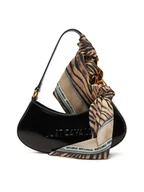 Torebki damskie - Just Cavalli Torebka Chain Foulard 78RA4BH4 ZSB86 Czarny - miniaturka - grafika 1